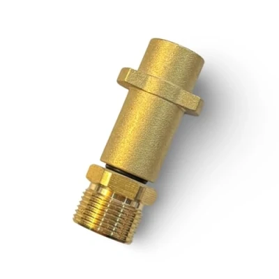 Afbeelding van Bajonetadapter messing M22 x 1,5 AG geschikt voor Kärcher hogedrukpistolen Home &amp; Garden bajonet 2 delig