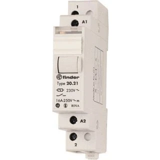 Afbeelding van Finder impulsrelais 17 4 mm breed 1 maakcontact 16 a 250vac spoelspanning 230vac contactmateriaal agsno2 20 21 8 230 4000