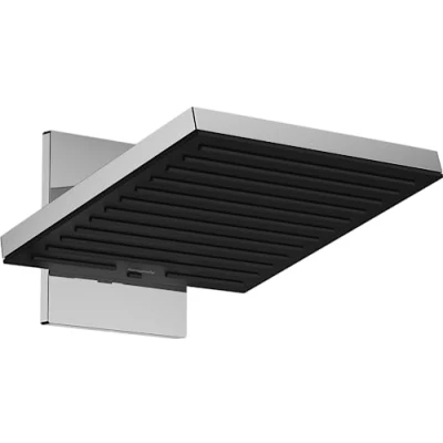 Afbeelding van hansgrohe pulsify e hoofddouche 260 2jet ecosmart met wandaansluiting chroom 24350000