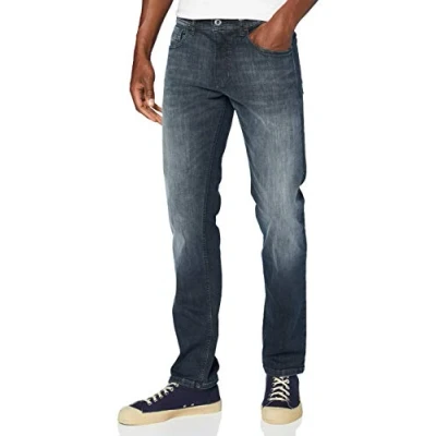 Afbeelding van camel active regular fit Houston Stretch Jeanshose Broek heren,Schwarzblau,33W / 36L