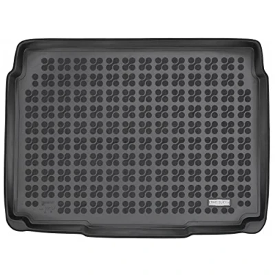 Afbeelding van M MOTOS Beige rubberen kofferbakmatten voor Peugeot 2008 II vanaf 2019 Maak uw reis comfortabeler met de antislipmat all weather bootmat, bescherming tegen vuil