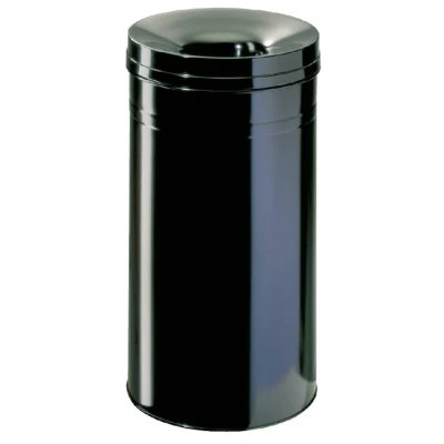 Afbeelding van Papierbak met vlamdover Durable 3327 01 60liter zwart