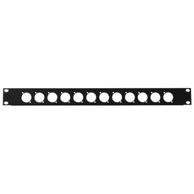 Afbeelding van Omnitronic Front Panel Z 19 12 x XLR (D type) 1U