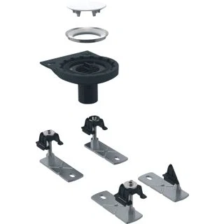 Afbeelding van Geberit ruwbouwset setaplano door vloer 6 poten d50mm 154 031 00 1