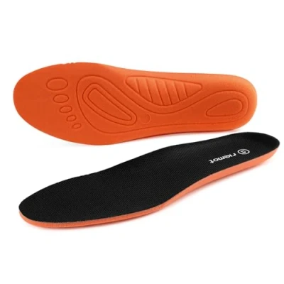 Afbeelding van riemot inlegzolen voor dames en heren, zachte schoenen, sneakers, laarzen, wandelschoenen, zwart, 45 EU