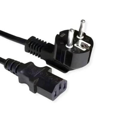 Afbeelding van Value Netkabel, recht IEC contact (3 m), Stroomkabel