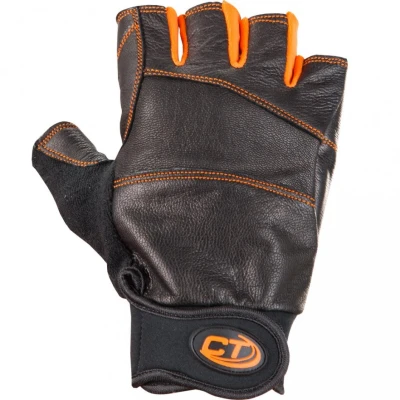 Afbeelding van Climbing Technology Progrip, leren werkhandschoenen M fingerless (zwart)