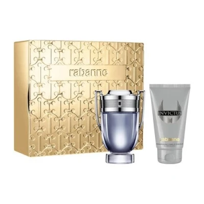 Afbeelding van Rabanne Invictus geschenkset eau de toilette 100 ml + douchegel