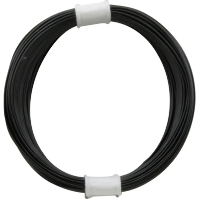 Afbeelding van Donau Elektronik 110 1 Draad x 0.04 mm² Zwart 10 m