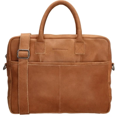 Afbeelding van Hide &amp; Stitches Hunter Laptoptas 15,6 inch (34.5x19.4 cm) Cognac