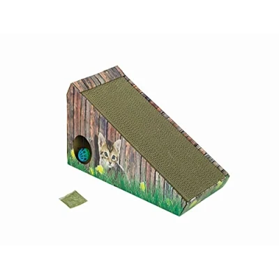 Afbeelding van Nobby Krabplank Met kattenkruid Karton Schuin 47 x 20 26 cm