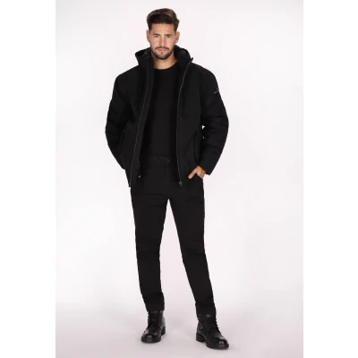 Afbeelding van Dreimaster Winterjas, Heren, Maat: XL, Schwarz