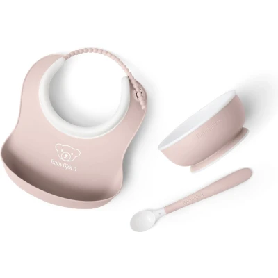 Afbeelding van BabyBjörn Babyservies 3 delig Pastelroze
