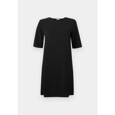 Afbeelding van JDY Jdygeggo Button Dress Jerseyjurk, Dames, Maat: XS, Black