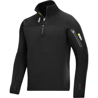 Afbeelding van Snickers 9435 Body Mapping ½ Zip Micro Fleece Zwart L