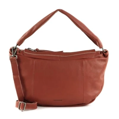 Afbeelding van FREDsBRUDER Leren Schoudertas Rousur Small Shoulderbag Brick Rood