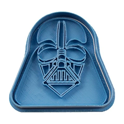 Afbeelding van Cuticuter Star Wars Darth Vader uitsteekvorm, blauw, 8 x 7 1,5 cm