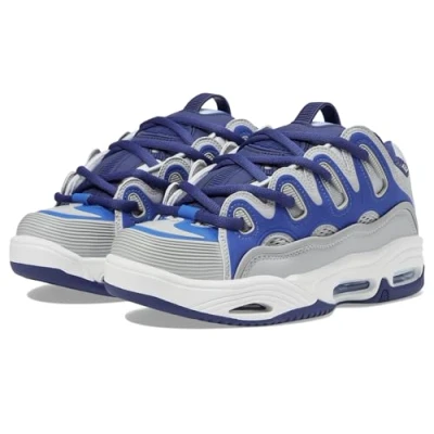 Afbeelding van Osiris Heren D3 2001 Skateschoen, Grijs/Blauw/Zwart, 37 EU