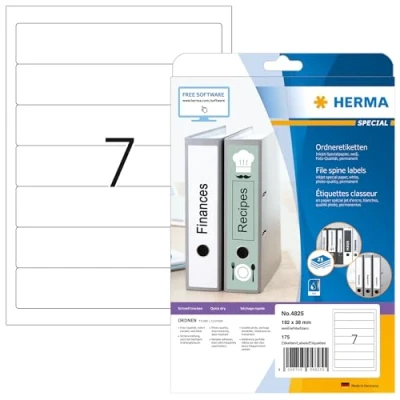 Afbeelding van HERMA 4825 Wit Zelfklevend printerlabel printeretiket