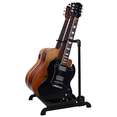 Afbeelding van GUITTO Multi Gitaar Rack Stand Opvouwbare Universele Display Draagbare Houder voor Band Podium Bass Akoestische 3 GGS 12