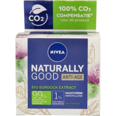 Afbeelding van Nivea Naturally Good Anti Age Nachtcrème 50ML
