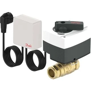 Afbeelding van Danfoss 2 Weg gemotoriseerde kogelafsluiter AMZ112 SES 22 mm.