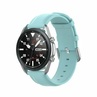 Afbeelding van Garmin Venu / Sq Sq2 2 plus Classic leren bandje Blauw