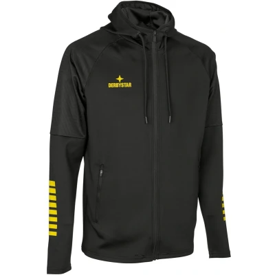 Afbeelding van Derbystar Trainingsjacke Kapuzenjacke Primo V24 612042 Schwarz/Gelb XL