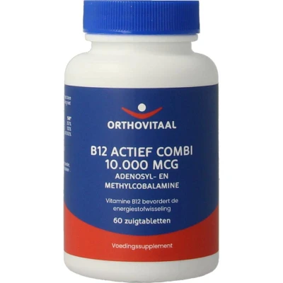 Afbeelding van Orthovitaal B12 Actief Combi 10.000mcg Zuigtabletten