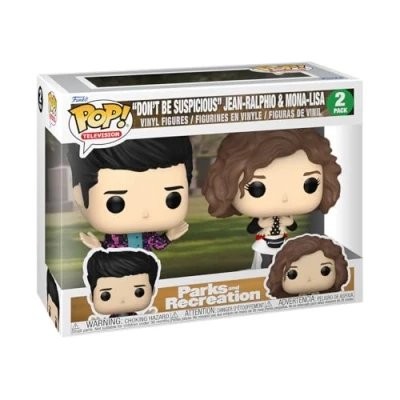 Afbeelding van Funko POP! TV: P&amp;R 15th Mona &amp; Jean Ralphio Saperstein (2PK) Parks and Recreation Verzamelbare Vinyl Figuur Cadeau Idee Officiële Koopwaar TV Fans