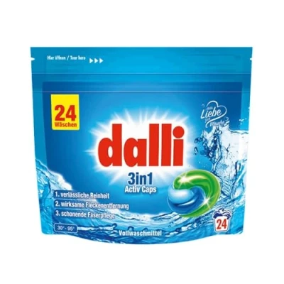 Afbeelding van Dalli Wasmiddel Pods 3 in 1 Caps, 24 WL