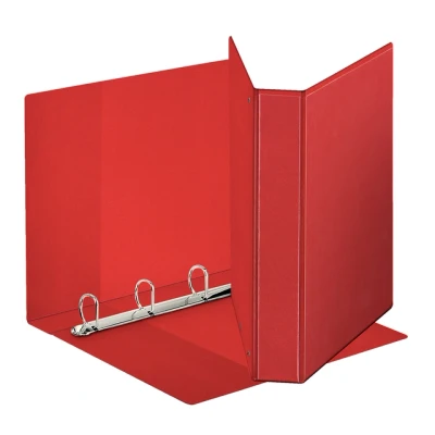 Afbeelding van Presentatieringband Esselte Deluxe A4 4 rings D mech 30mm rood