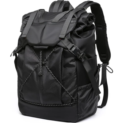 Afbeelding van Inovra ® Waterdichte Rolltop Rugzak met Laptopvak voor Reizen en Dagelijks Gebruik