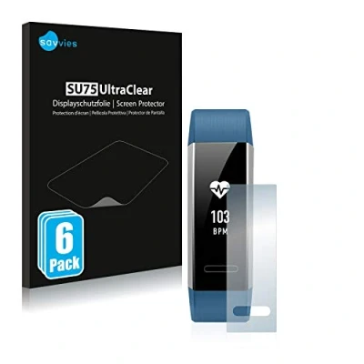 Afbeelding van Savvies Screenprotector voor Huawei Band 2 Pro Folie Beschermfolie transparant (6 Stuks)