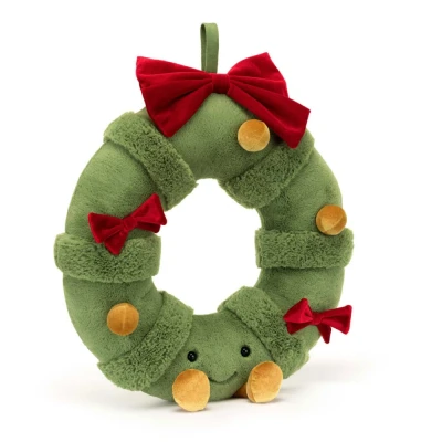Afbeelding van Jellycat Kerstkrans Amuseable 44 cm