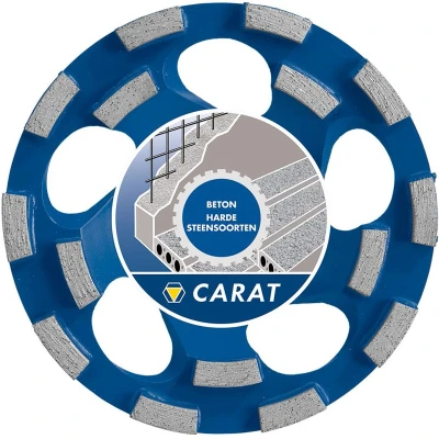 Afbeelding van Carat CUBD1259C0 Diamant slijpkop beton voor droogzagen 125x25mm Dustec CUBD Master