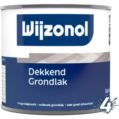 Afbeelding van Wijzonol Dekkend Grondlak 0,5 Liter Op Kleur Gemengd