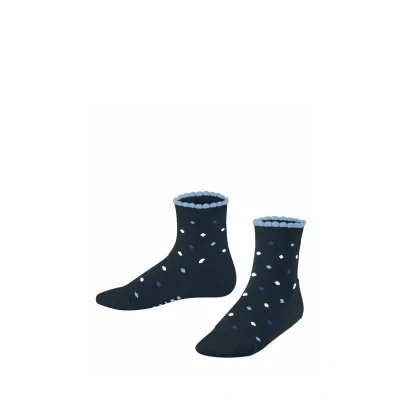 Afbeelding van FALKE Uniseks kinderkousen Multidot korte kousen ademend duurzaam katoen versterkte kindersokken huidvriendelijk antislip gestippeld 1 paar, Blauw (Space Blue 6116) nieuw