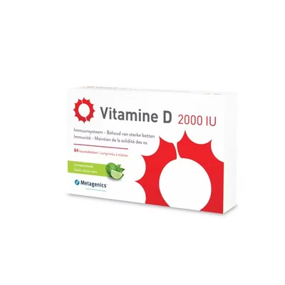 Afbeelding van Metagenics Vitamine D 2000IU Tabletten 84TB
