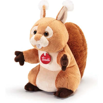 Afbeelding van Trudi Puppets Handpop Eekhoorn 26 cm Hoge kwaliteit pluche knuffel Knuffeldier voor jongens en meisjes Bruin 16,5x26x16 maat S