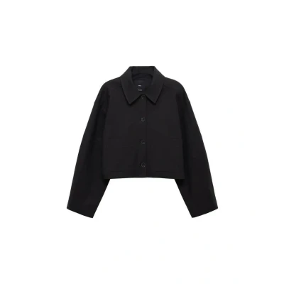 Afbeelding van Mango Lichte jas, Dames, Maat: XXS, Black