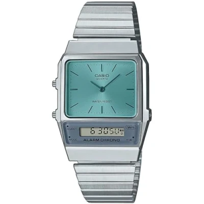 Afbeelding van Casio Collection AQ 800EC 2AEF horloge Quartz horloges Zilverkleur