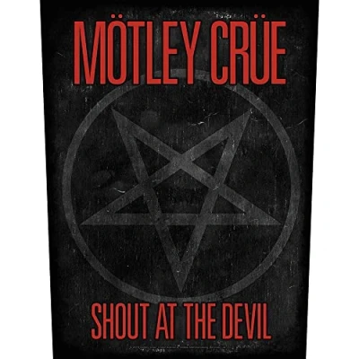 Afbeelding van Motley Crue Shout At The Devil Rugpatch Zwart