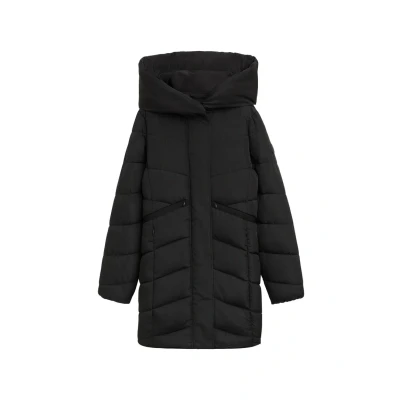 Afbeelding van TOM Tailor Puffer MIT Kapuze Winterjas, Dames, Maat: XS, Deep black