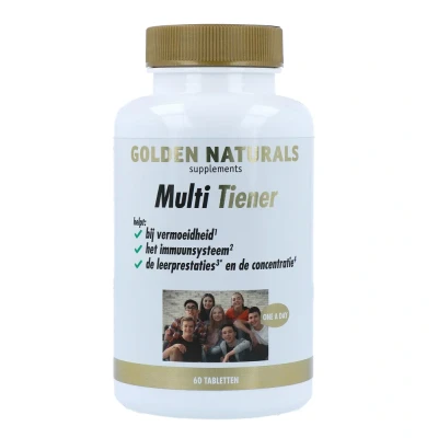 Afbeelding van Golden Naturals Multi Strong Gold Tiener 60 vcaps