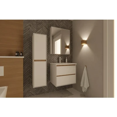 Afbeelding van Differnz Providence badmeubelset 60cm wit