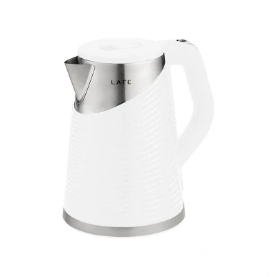 Afbeelding van Lafe Dubbelwandige Elektrische waterkoker Cool Touch Elegant Wit 1,8L 1800W