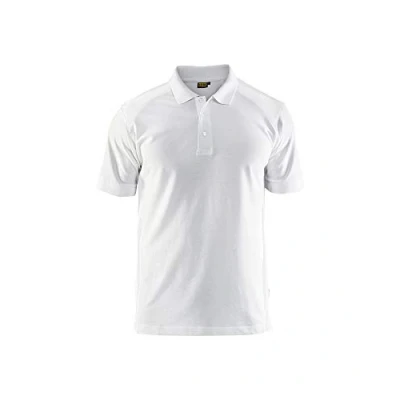 Afbeelding van Poloshirt Piqué 3324 kraag met knoopsluiting wit