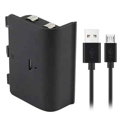 Afbeelding van OSTENT Oplaadbare batterij en USB oplaadkabel compatibel met Microsoft Xbox One Controller