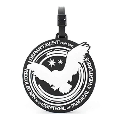 Afbeelding van HARRY POTTER Tags de Bagages Logo Dept of Magical Creatures